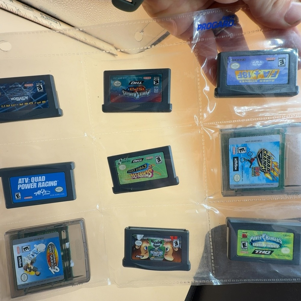 Game Boy Advance Cartridge Lot 9 Games Spider-Man Power Rangers - Picture 5 of 5
